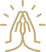 Outline of a person sitting cross-legged with a book, surrounded by a glowing, radiant aura, symbolizing spiritual activity or meditation.